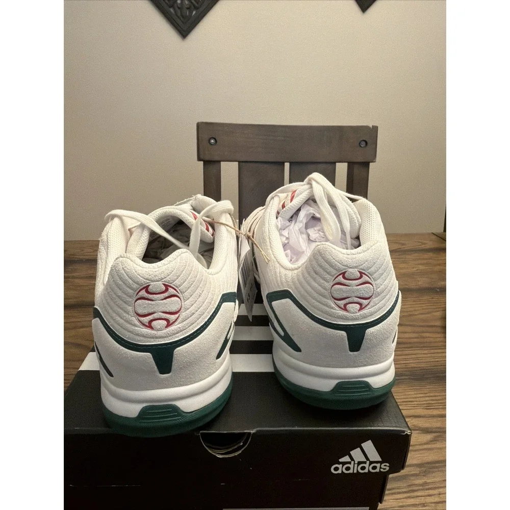 Adidas PREDATOR SALA SHOES in White/Collegiate Green/Cloud White Men Sz 12 …X2